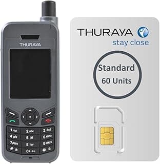 OSAT Thuraya XT-LITE Satellite Phone + 60-Unit Standard Prepaid SIM | 365-Day Validity | Voice & SMS Coverage for Remote &...
