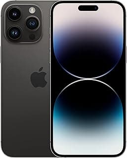 Apple iPhone 14 Pro Max, 128GB, Space Black - (Renewed)