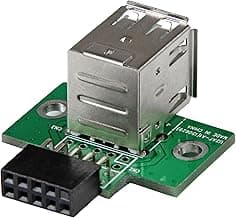 StarTech.com USBMBADAPT2 2 Port USB Motherboard Header Adapter, USB Adapter, USB (F) to 10 Pin USB Header (F)